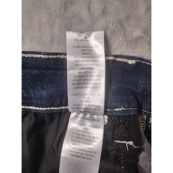 True Religion Rocco Relaxed Skinny Jeans Flap Pocket 32x32 - Picture 9 of 12